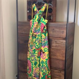 JCrew Silk Halter Dress with Pockets